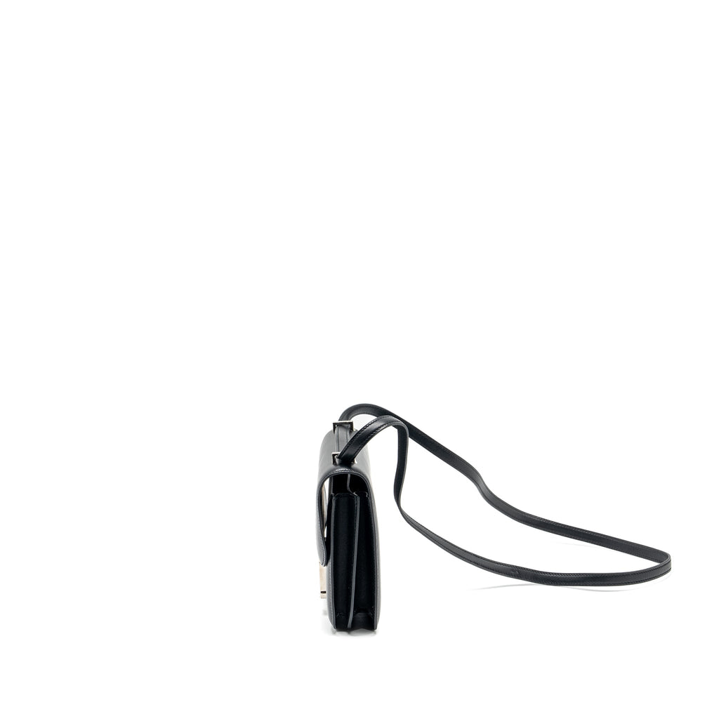 HERMES MINI CONSTANCE ALLEGRO BLACK / WHITE SHW
