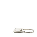 PRADA MINI CLEO SHOULDER BAG BRUSHED LEATHER WHITE SHW