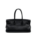 HERMES SHOULDER BIRKIN CLEMENCE BLACK SHW