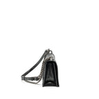 DIOR MEDIUM DIORAMA CALFSKIN METALLIC SILVER SHW