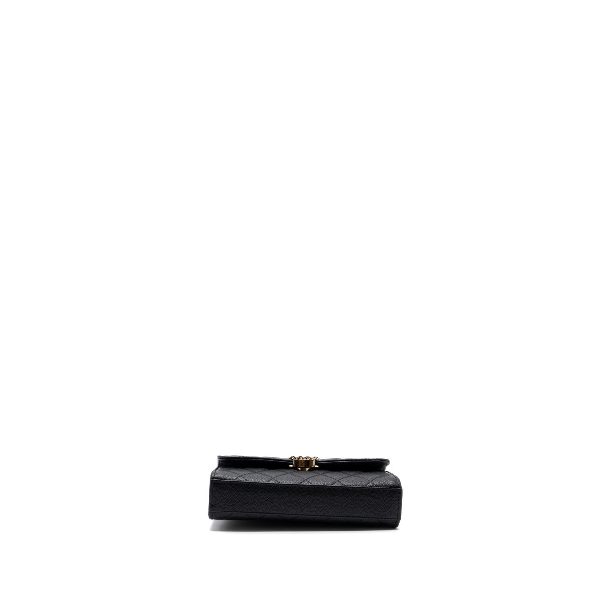 CHANEL TOP HANDLE MINI FLAP BAG WITH CHAIN CAVIAR BLACK LGHW (MICROCHIP)
