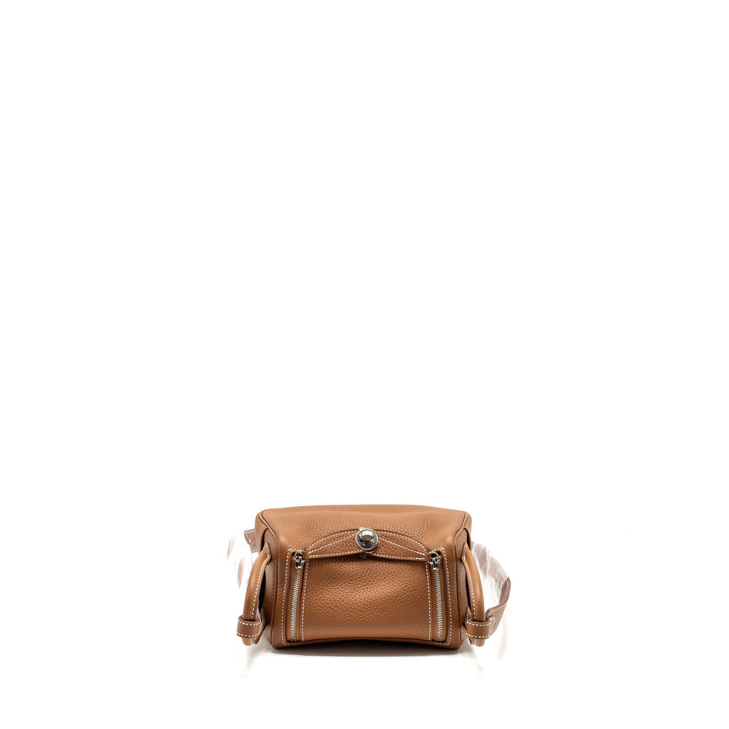 HERMES MINI LINDY CLEMENCE GOLD SHW