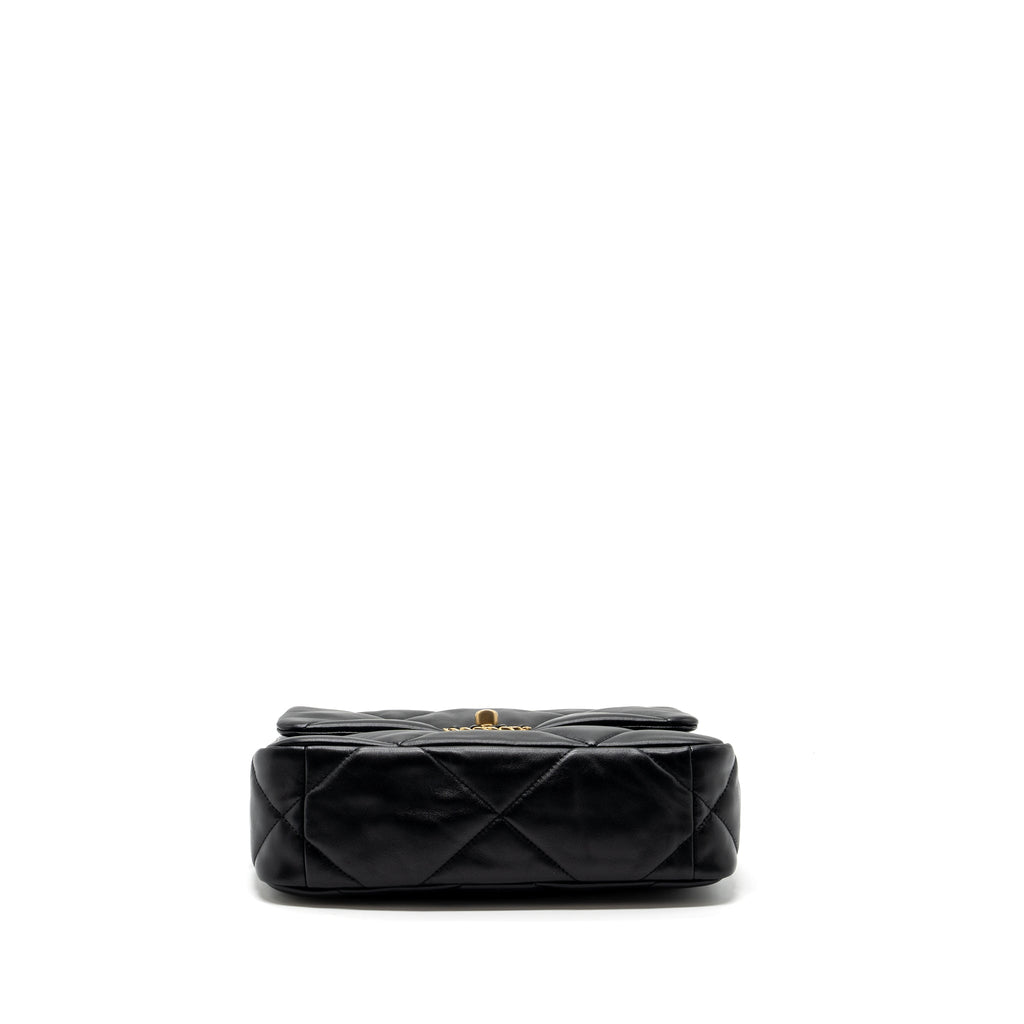 CHANEL SMALL 19 BAG LAMBSKIN BLACK MULTICOLOUR HARDWARE (MICROCHIP)