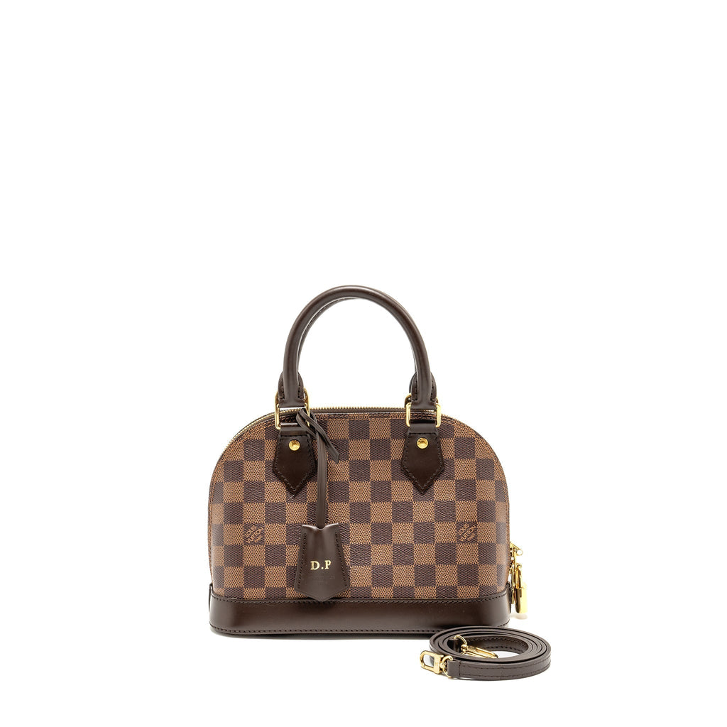 LOUIS VUITTON ALMA BB DAMIER EBENE GHW