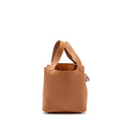 Hermes Picotin 18 Lock Bag Clemence Gold SHW