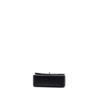 CHANEL MINI RECTANGULAR FLAP BAG LAMBSKIN BLACK WITH SHW (MICROCHIP)
