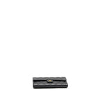CHANEL CLASSIC FLAP LONG WALLET CAVIAR BLACK GHW