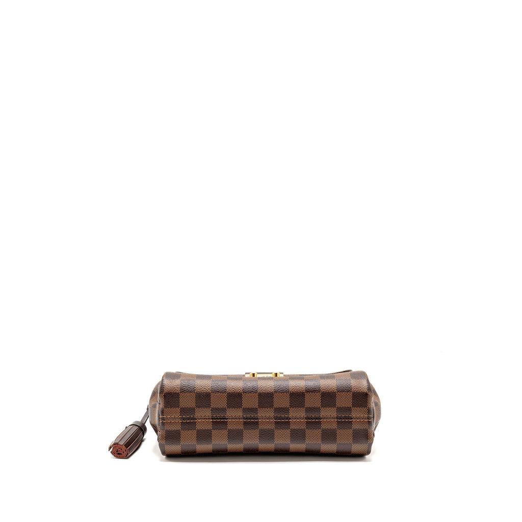 LOUIS VUITTON CROISETTE DAMIER EBENE CANVAS GHW