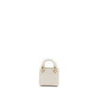 DIOR MICRO LADY DIOR BAG LAMBSKIN WHITE LGHW