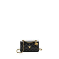 CHANEL 23S WALLET ON CHAIN WITH BAG CHARM CAVIAR BLACK GHW(MICROCHIP)