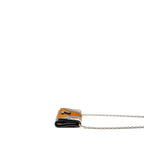 LOUIS VUITTON WILD AT HEART TWIST WALLET ON CHAIN CALFSKIN/MONOGRAM CANVAS MULTICOLOLUR BLACK/SLIVER HARDWARE
