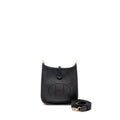 HERMES MINI EVELYNE CLEMENCE BLACK GHW