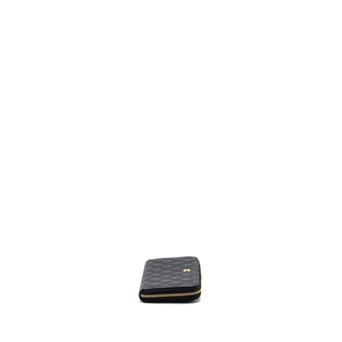 CHANEL CLASSIC LONG ZIPPED WALLET CAVIAR BLACK GHW (MICROCHIP)