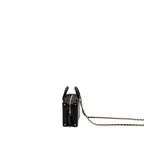 CHANEL 22B SMALL VANITY CASE CALFSKIN BLACK GHW (MICROCHIP)