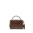 LOUIS VUITTON CROISETTE DAMIER EBENE CANVAS GHW