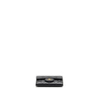 CHANEL CLASSIC FLAP CARD HOLDER CAVIAR BLACK GHW (MICROCHIP)