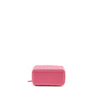 CHANEL LONG VANITY CASE WITH CHAIN CAVIAR HOT PINK LGHW