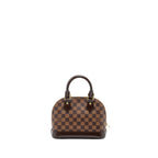 LOUIS VUITTON ALMA BB DAMIER EBENE CANVAS GHW