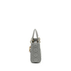 DIOR MY ABC SMALL LADY DIOR LAMBSKIN GREY LGHW