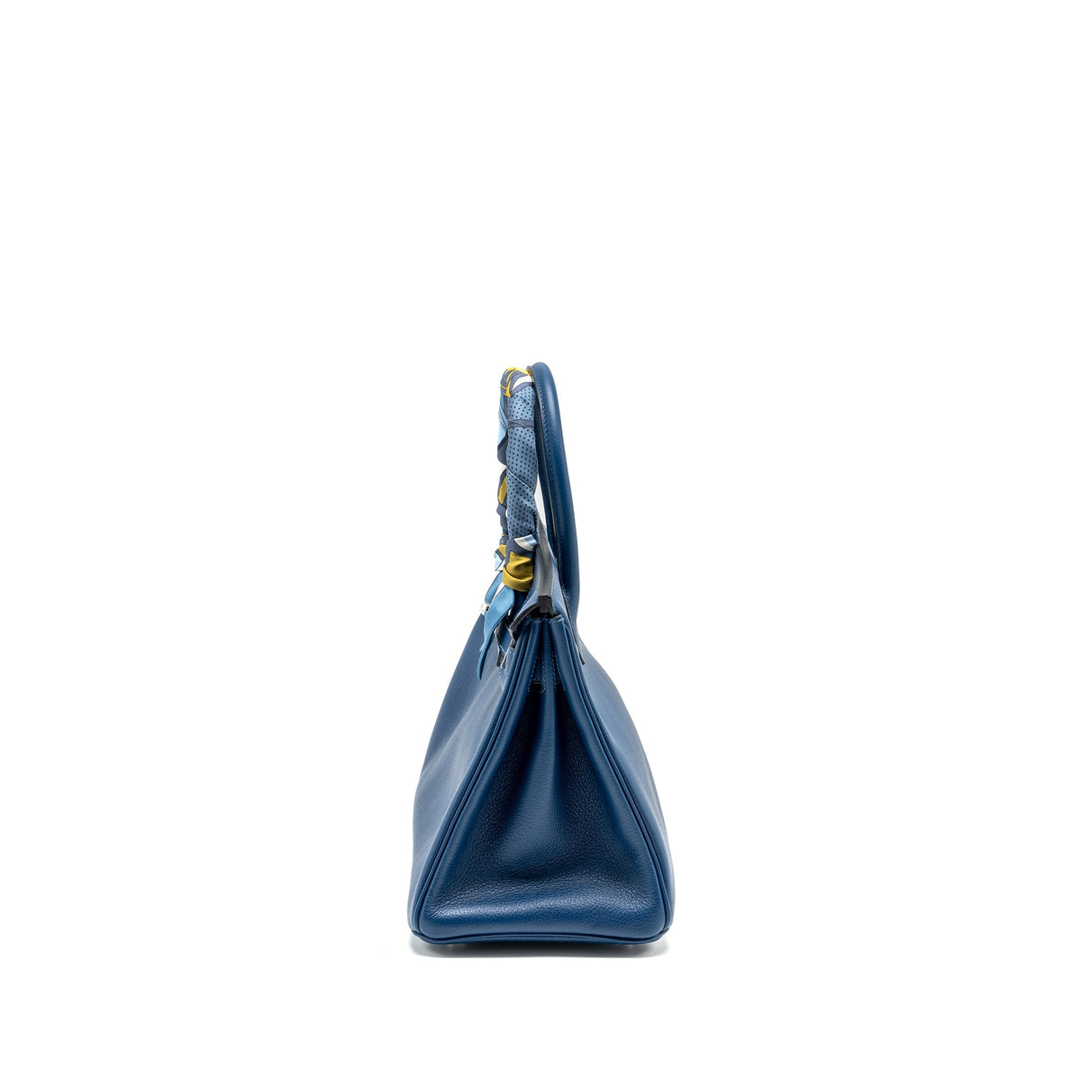 Hermes Birkin 30 Taurillon Novello S4 Deep Blue SHW