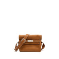 Hermes Kelly Messanger PM bag Barenia Faubourg leather 34 Fauve SHW