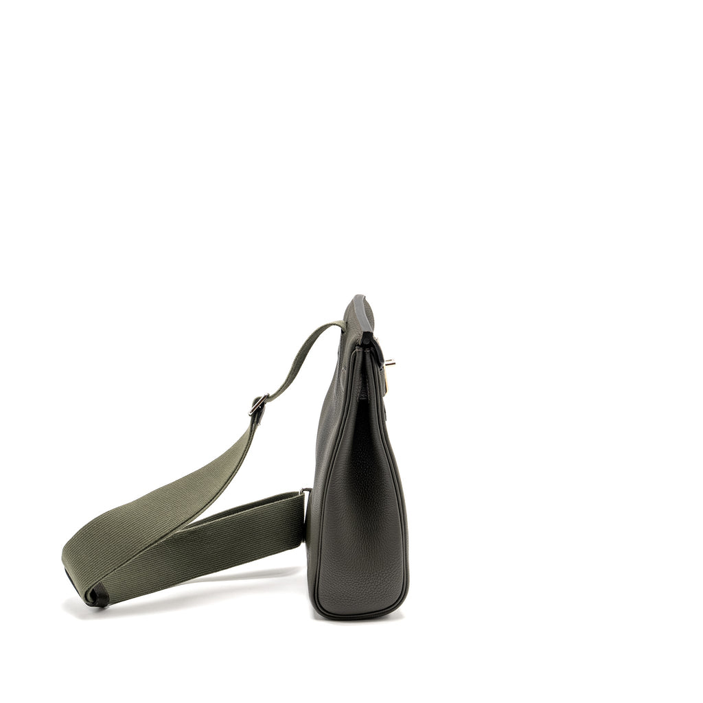 Hermes Hac A Dos PM Backpack Togo Vert de Gris SHW