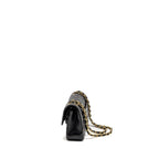 CHANEL SMALL CLASSIC DOUBLE FLAP BAG CAVIAR BLACK GHW