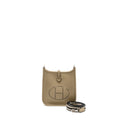 HERMES MINI EVELYNE CLEMENCE BEIGE MARFA / MULTICOLOUR STRAP SHW