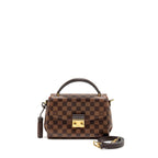 LOUIS VUITTON CROISETTE DAMIER EBENE CANVAS GHW