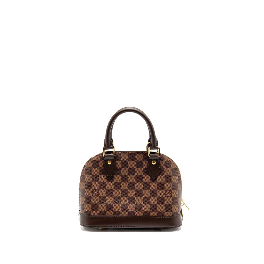 LOUIS VUITTON ALMA BB DAMIER EBENE GHW