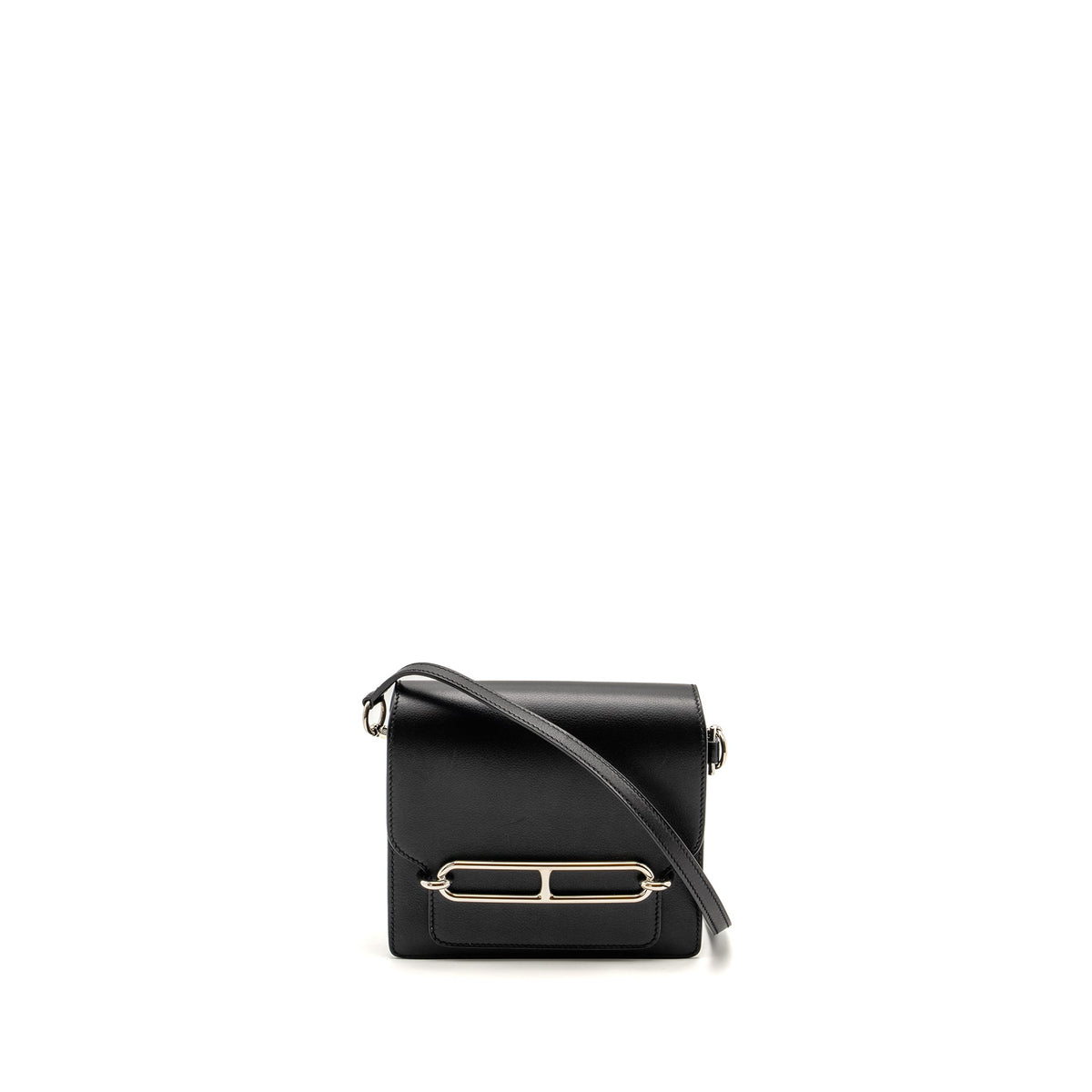 HERMES MINI ROULIS SWIFT BLACK SHW