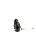 CHANEL MINI 22 BAG CAVIAR BLACK GHW (MICROCHIP)