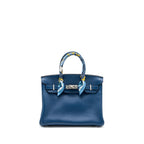 Hermes Birkin 30 Taurillon Novello S4 Deep Blue SHW