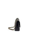 CHANEL CLASSIC JUMBO DOUBLE FLAP BAG CAVIAR BLACK GHW