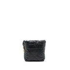 CHANEL MINI 22 BAG CAVIAR BLACK GHW (MICROCHIP)