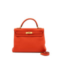 HERMES KELLY 32 TOGO CAPUCINE GHW