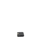 CHANEL SMALL BOY ZIP POUCH SHINY GRAINED CALFSKIN BLACK GHW