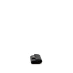CHANEL CLASSIC FLAP KEY HOLDER CAVIAR BLACK LGHW