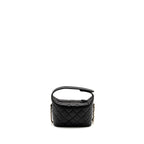 CHANEL 25C QUILTED HOBO BAG CAVIAR BLACK GHW (MICROCHIP)