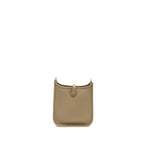 HERMES MINI EVELYNE CLEMENCE BEIGE MARFA / MULTICOLOUR STRAP SHW