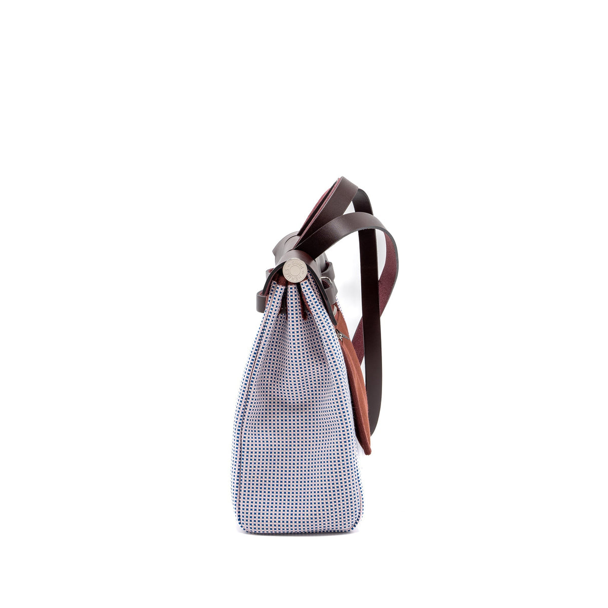 Hermes Herbag 31 zip bag multi colour rouge sellier / pink/ blue/ ecru SHW