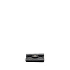 CHANEL CLASSIC FLAP CARD HOLDER CAVIAR BLACK LGHW (MICROCHIP)