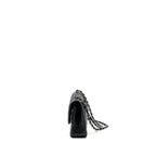 CHANEL MEDIUM CLASSIC DOUBLE FLAP BAG CAVIAR BLACK SHW (MICROCHIP)