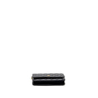 CHANEL COCO HEART WALLET ON CHAIN LAMBSKIN BLACK GHW (MICROCHIP)