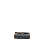 GUCCI DIONYSUS CHAIN WALLET GG SUPREME DENIM/LEATHER MULTICOLOUR HARDWARE