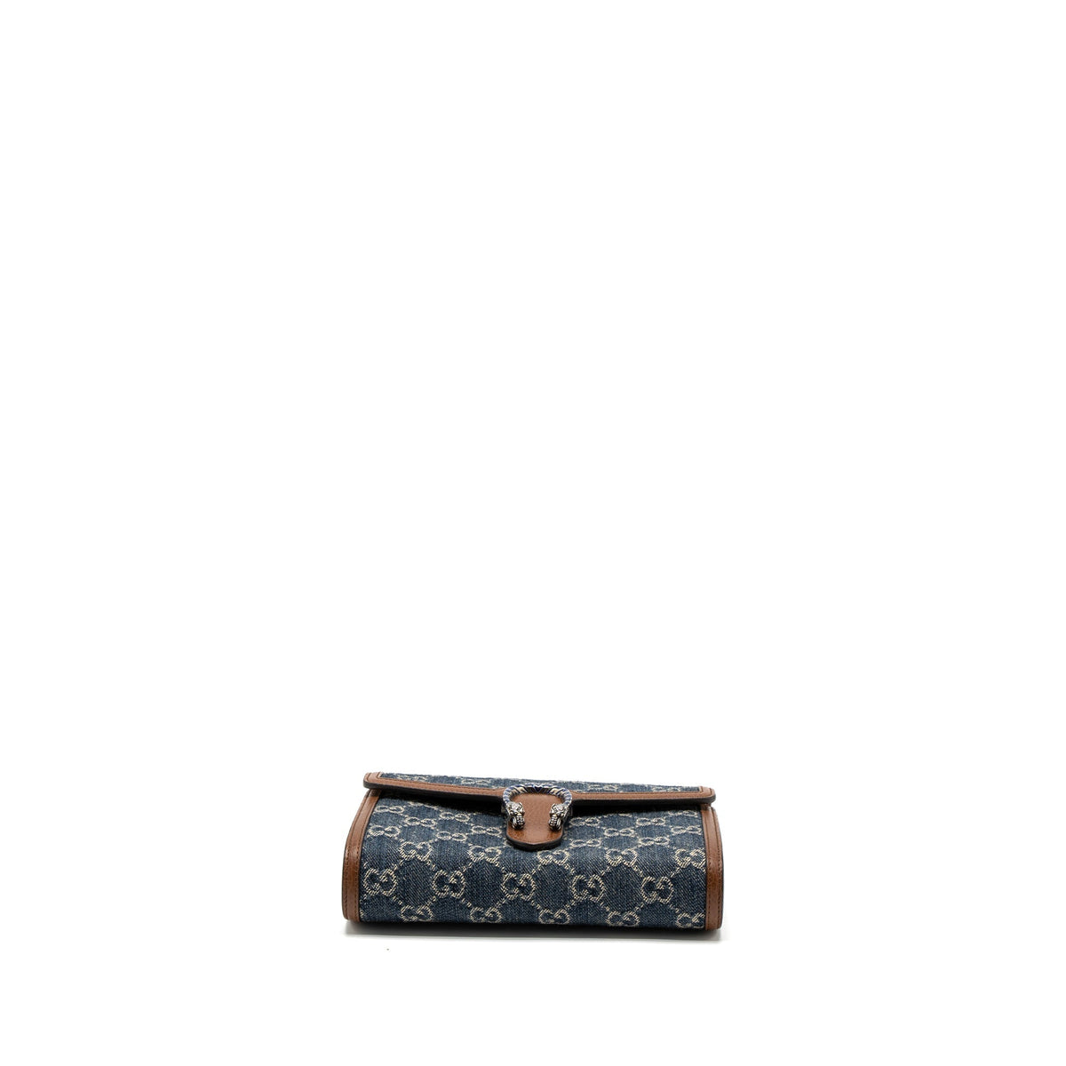 GUCCI DIONYSUS CHAIN WALLET GG SUPREME DENIM/LEATHER MULTICOLOUR HARDWARE