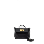 HERMES MINI 24/24 2424 - 21 BAG VOLUPTO/SWIFT BLACK GHW