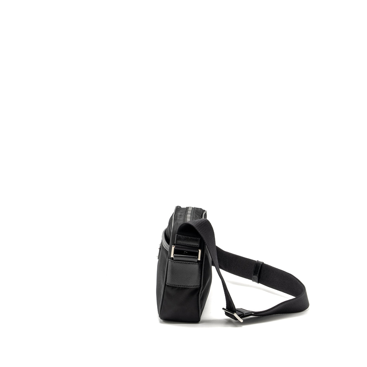 PRADA RE-NYLON SHOULDER BAG BLACK SHW