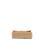 CHANEL CLASSIC JUMBO DOUBLE FLAP BAG CAVIAR IRIDESCENT BEIGE BRUSHED SHW