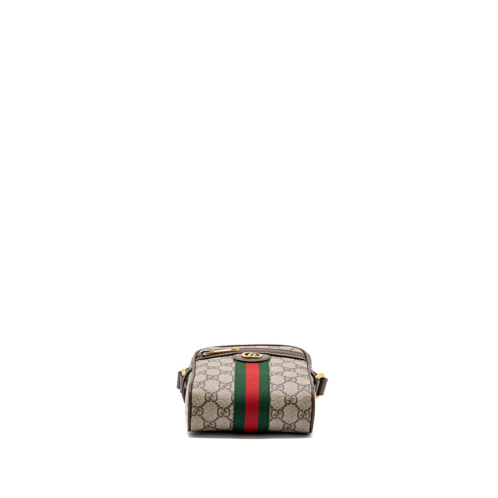 GUCCI OPHIDIA GG SHOULDER BAG CANVAS/ LEATHER MULTICOLOUR GHW